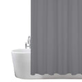 ANSIO Shower Curtain Pack of 2 – Mould Resistant Charcoal Grey Polyester