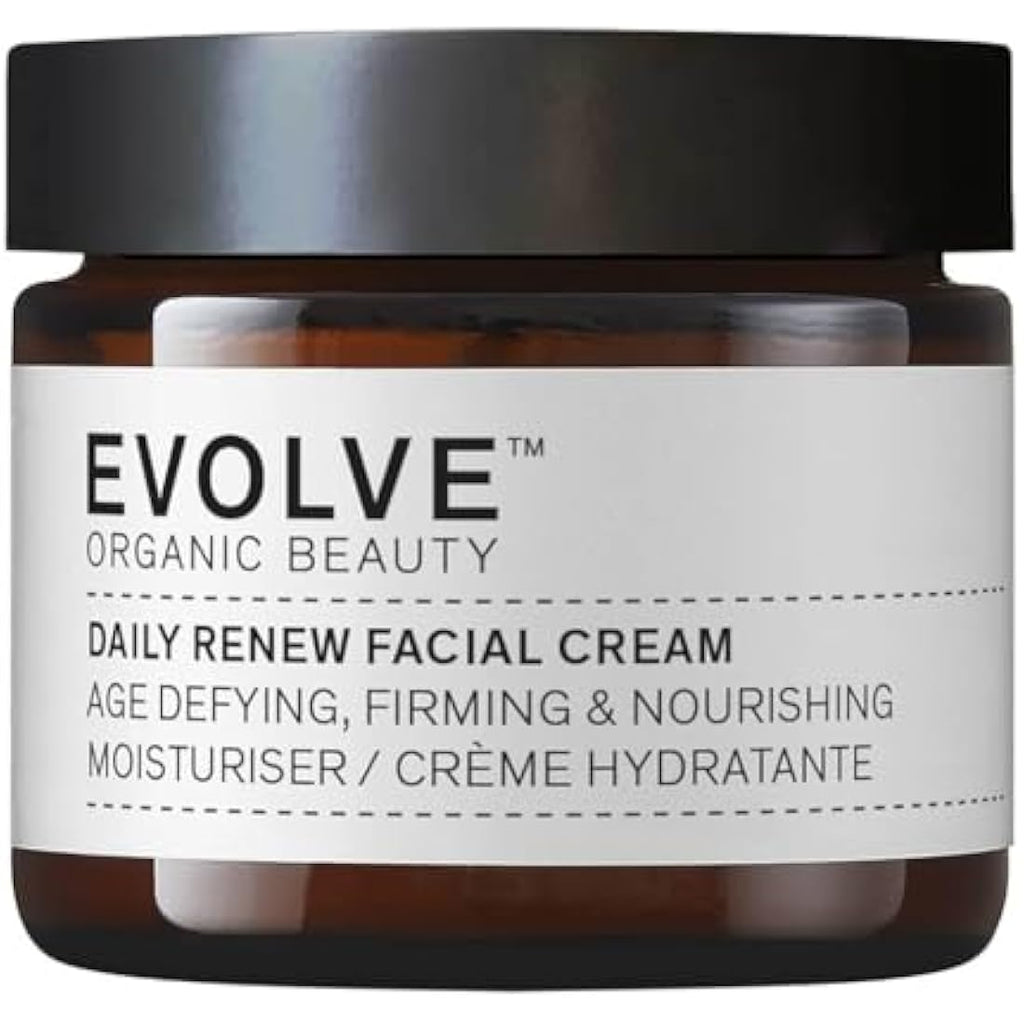 Evolve Organic Beauty Daily Renew Facial Cream with Hyaluronic Acid