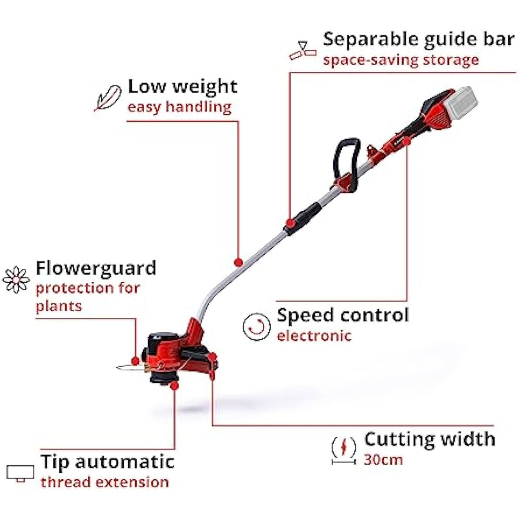 Einhell 36V Cordless Grass Trimmer – 30cm Cutting Width | GE-CT 36/30 Li E
