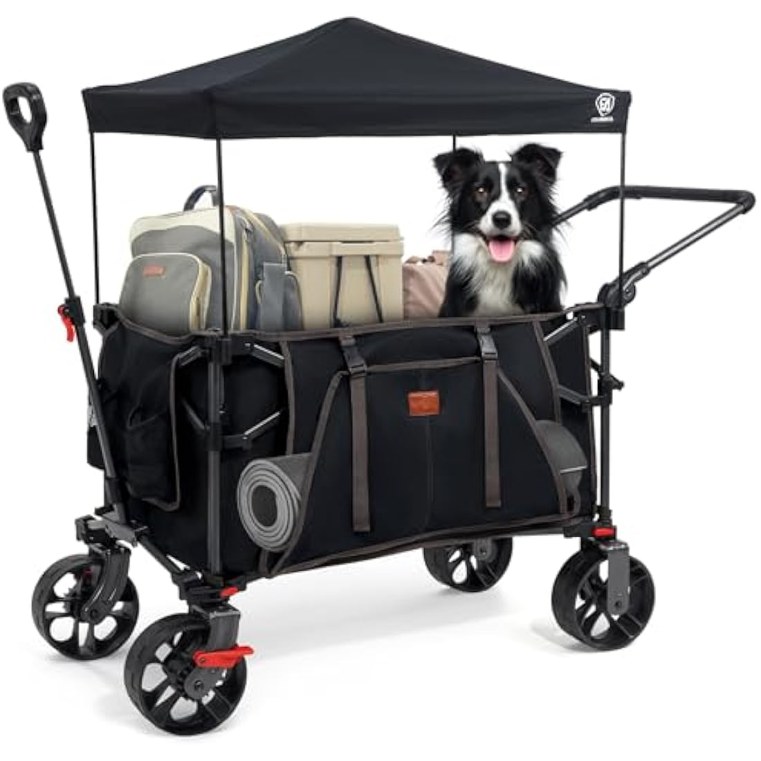Ever Advanced Heavy Duty Folding Wagon | 150kg All-Terrain Beach Trolley