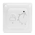 KETOTEK Manual Underfloor Heating Thermostat - 220V 16A with Floor Sensor