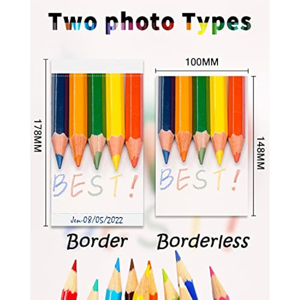 Jolof Store KP-108IN Photo Paper & Ink for Canon Selphy CP1300 - 216 Sheets