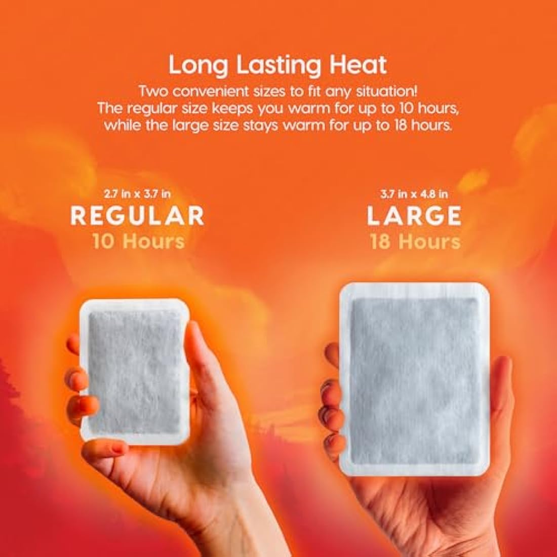 IRIS USA Large Hand Warmers – 18-Hour Long-Lasting Heat, 60 Count