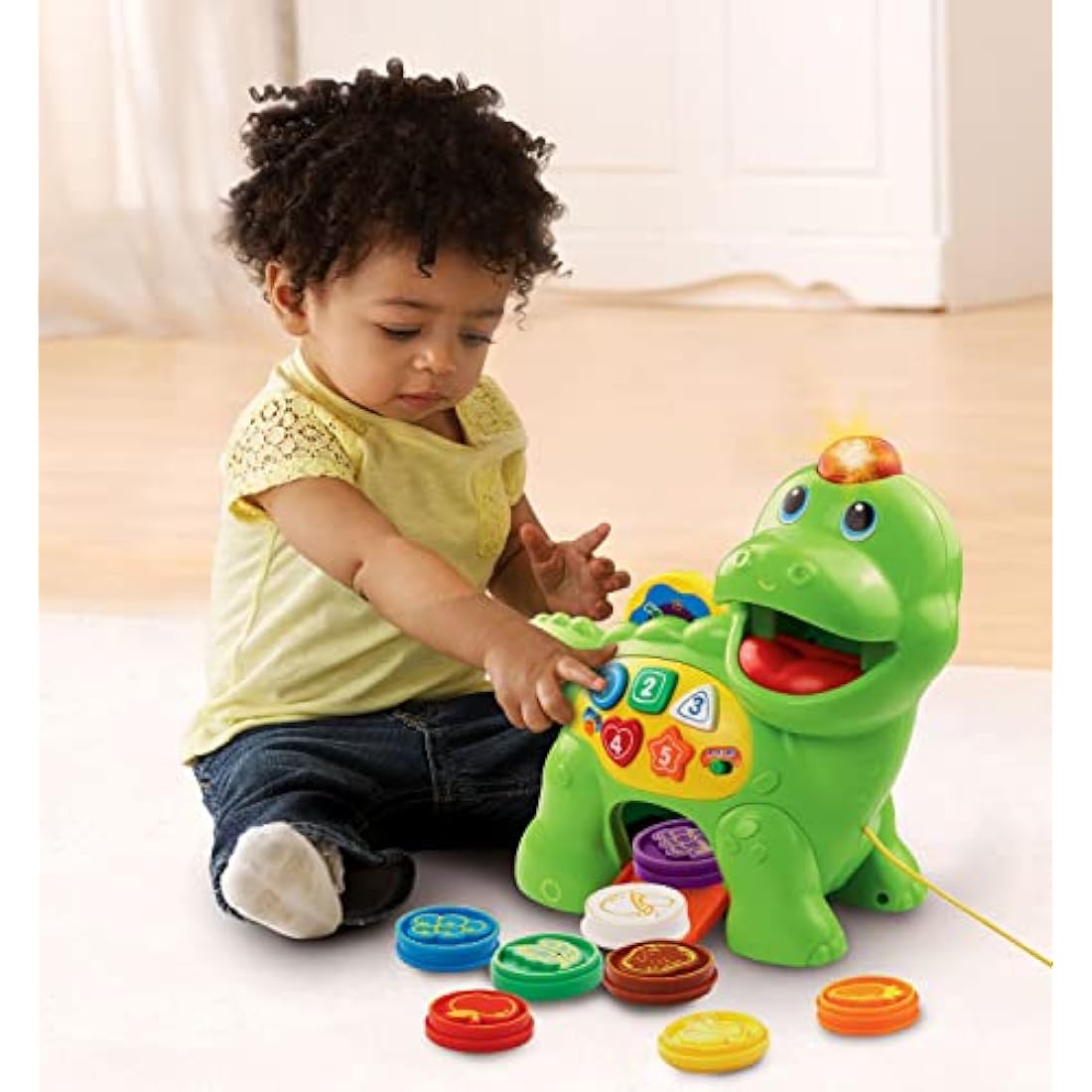 VTech Feed Me Dino – Interactive Musical Educational Toy for Toddlers