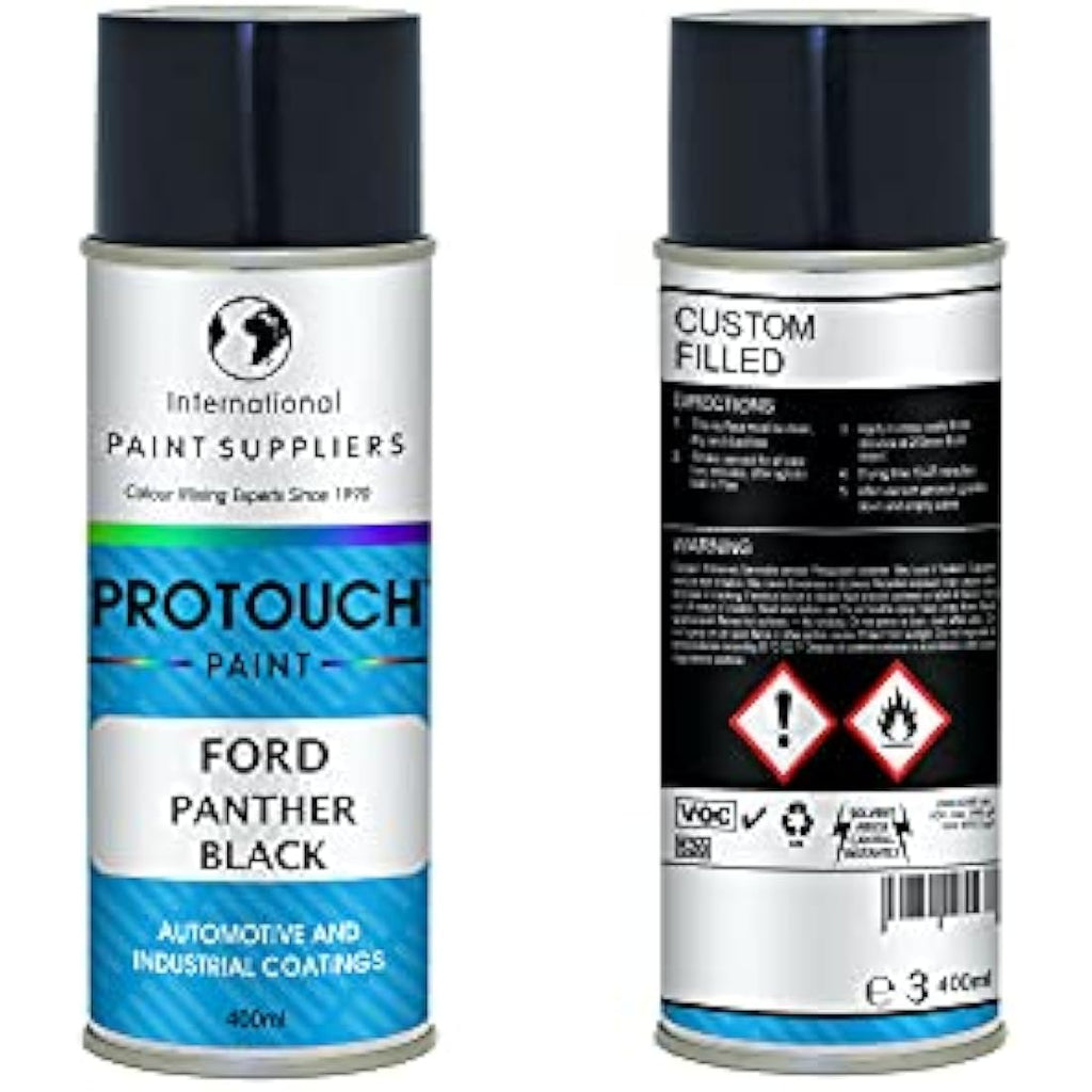 Protouch Ford Panther Black Car Paint Spray – 400ml Basecoat Aerosol