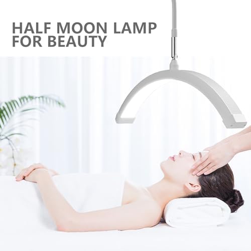 Jolof Store Half Moon Lash Light - 360° Rotating LED Beauty Floor Lamp