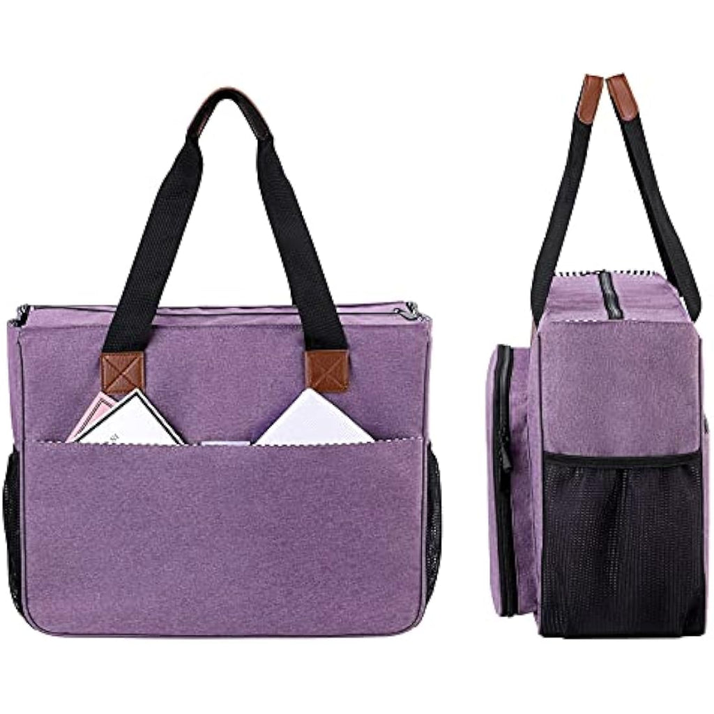 Jolof Store Embroidery Project Bag – Large Oxford Craft Tote for Needlework