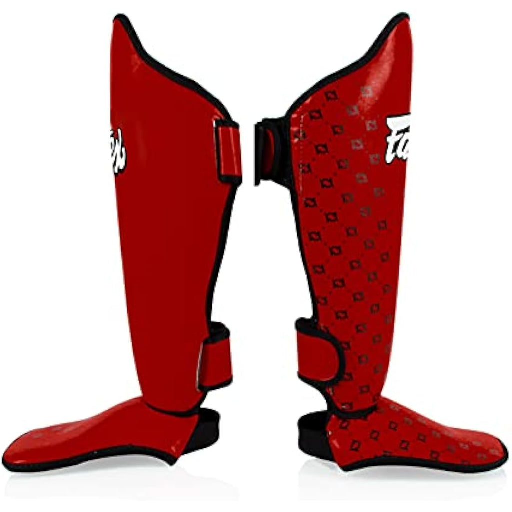 Fairtex SP5 Muay Thai Shin Guards – Syntek Leather MMA Kickboxing Gear