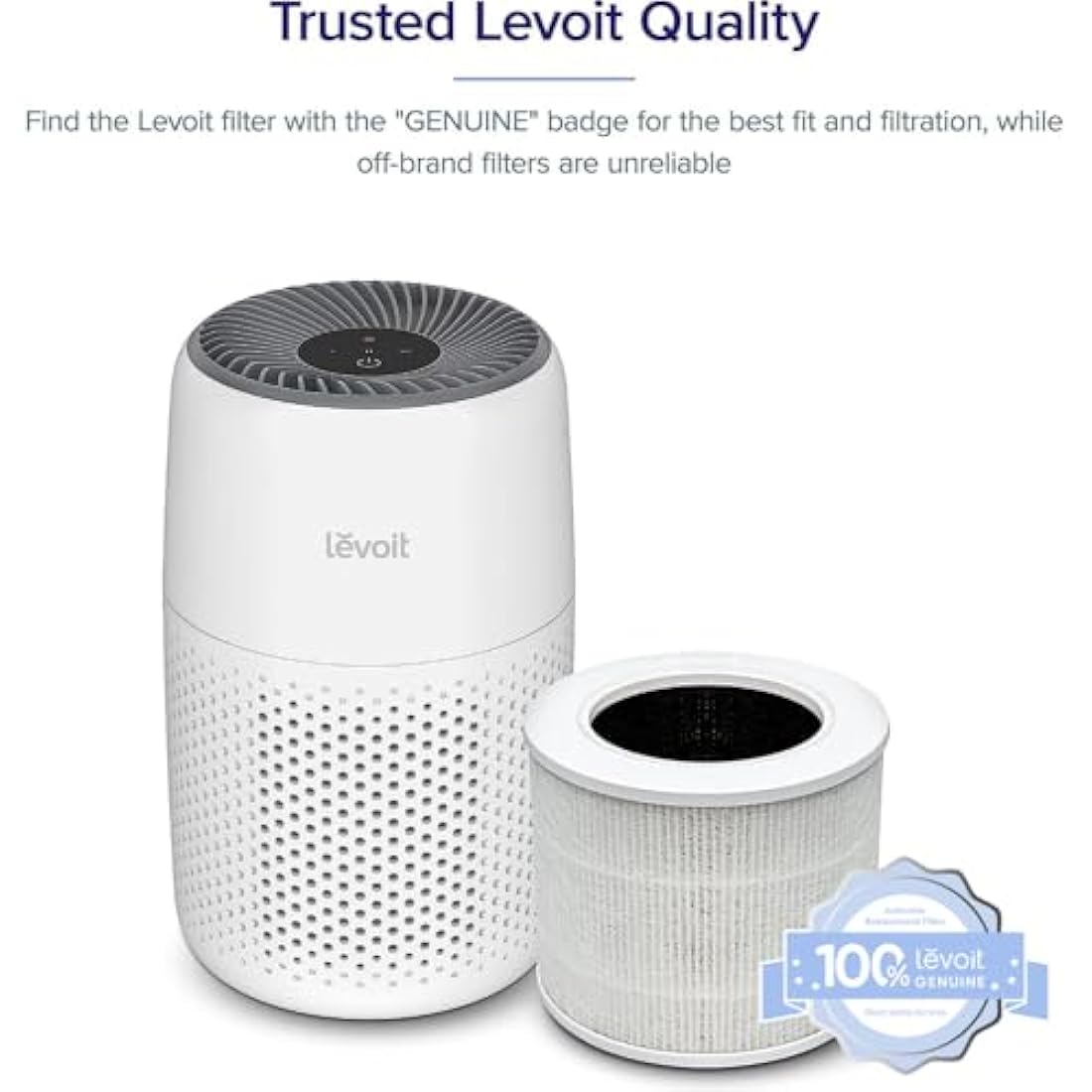 Levoit Core Mini Replacement Filter | 3-in-1 HEPA & Activated Carbon