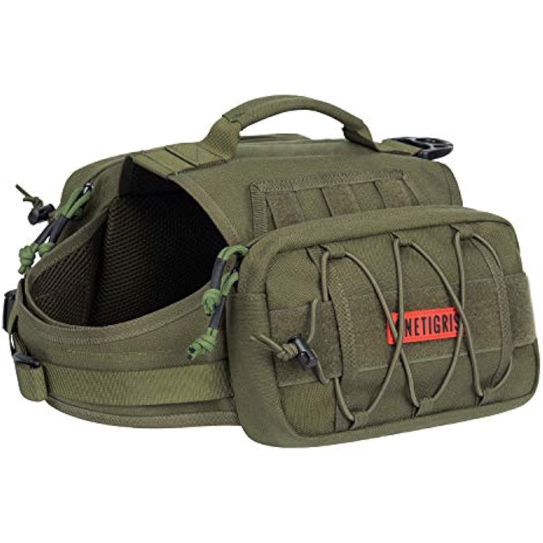 OneTigris Mammoth Dog Backpack 2.0 – Durable 1000D Nylon Hiking Saddlebag