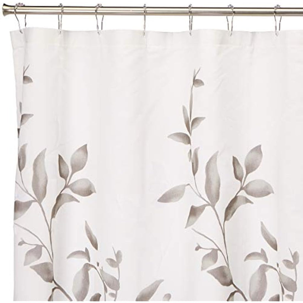 Madison Park Cecily Botanical Shower Curtain - Grey Water Repellent
