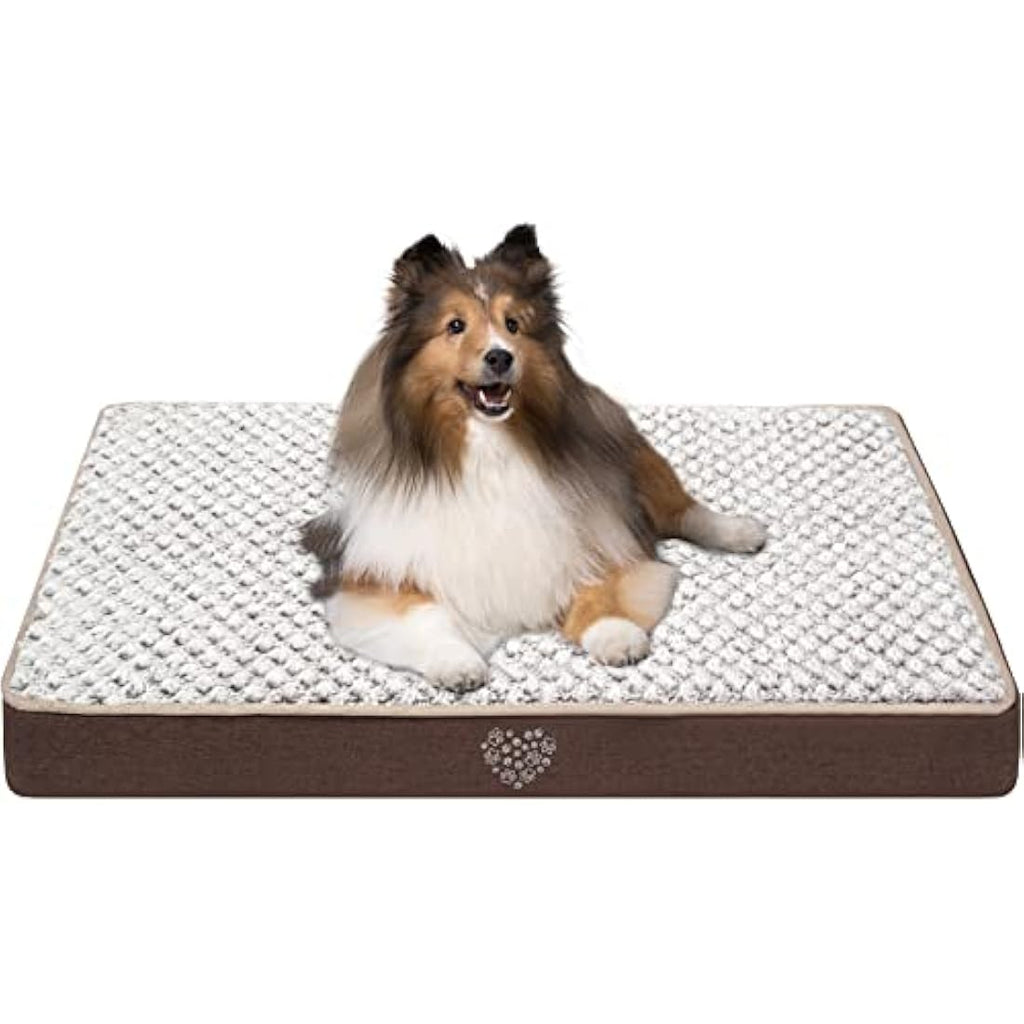 VANKEAN Waterproof Reversible Dog Bed Mat | Washable Crate Mattress
