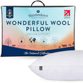 Slumberdown British Wool Pillow – Cooling Cotton Side Sleeper Pillow