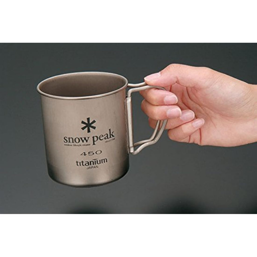 Snow Peak Titanium Single Cup – 600ml Ultralight Backpacking Mug