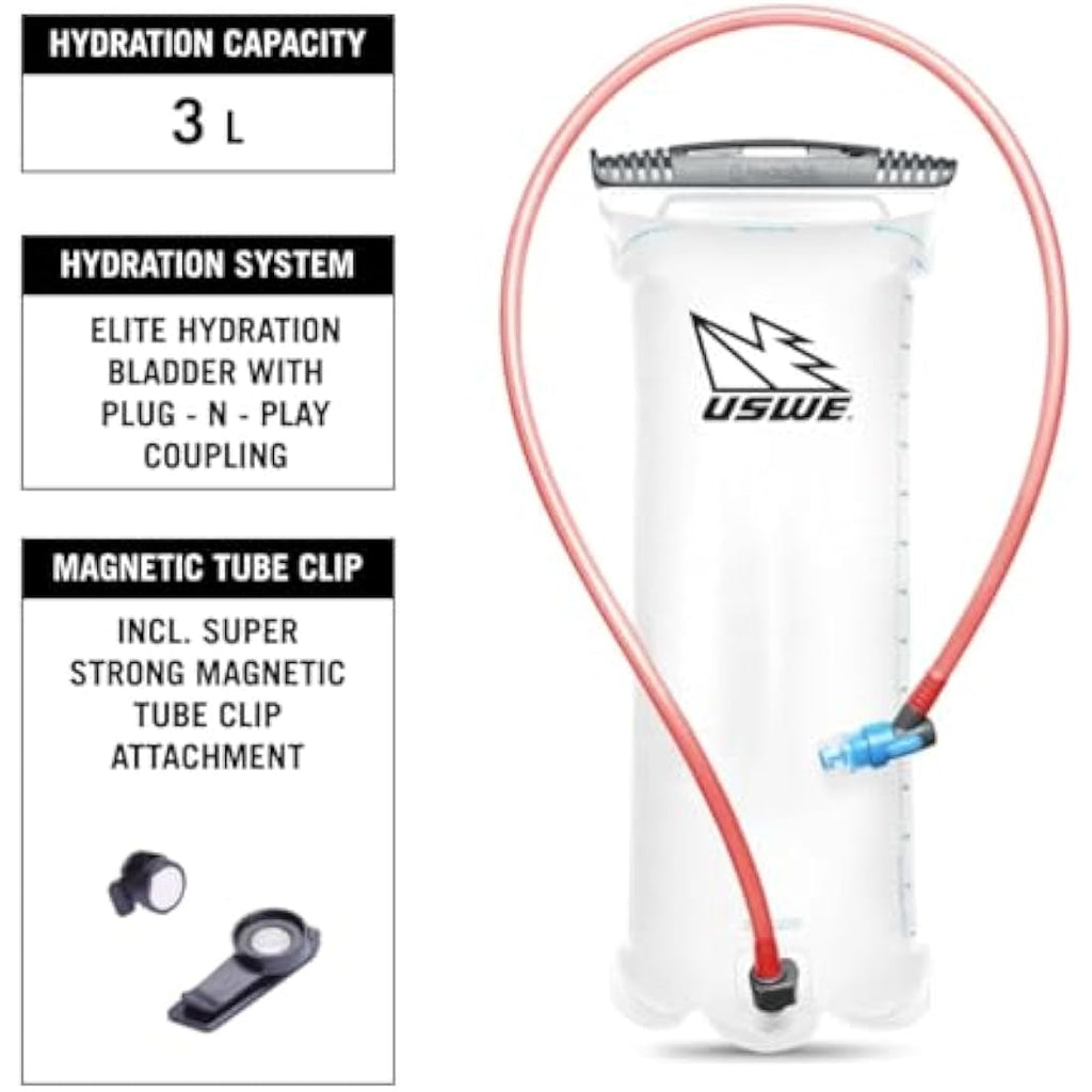 USWE Moto Hydro 3L Hydration Backpack – Bounce Free Enduro Dirt Bike Pack