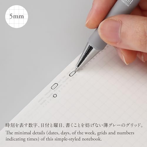 Stálogy Editor's Series 365 Days Notebook – A6 Minimalist Planner Black