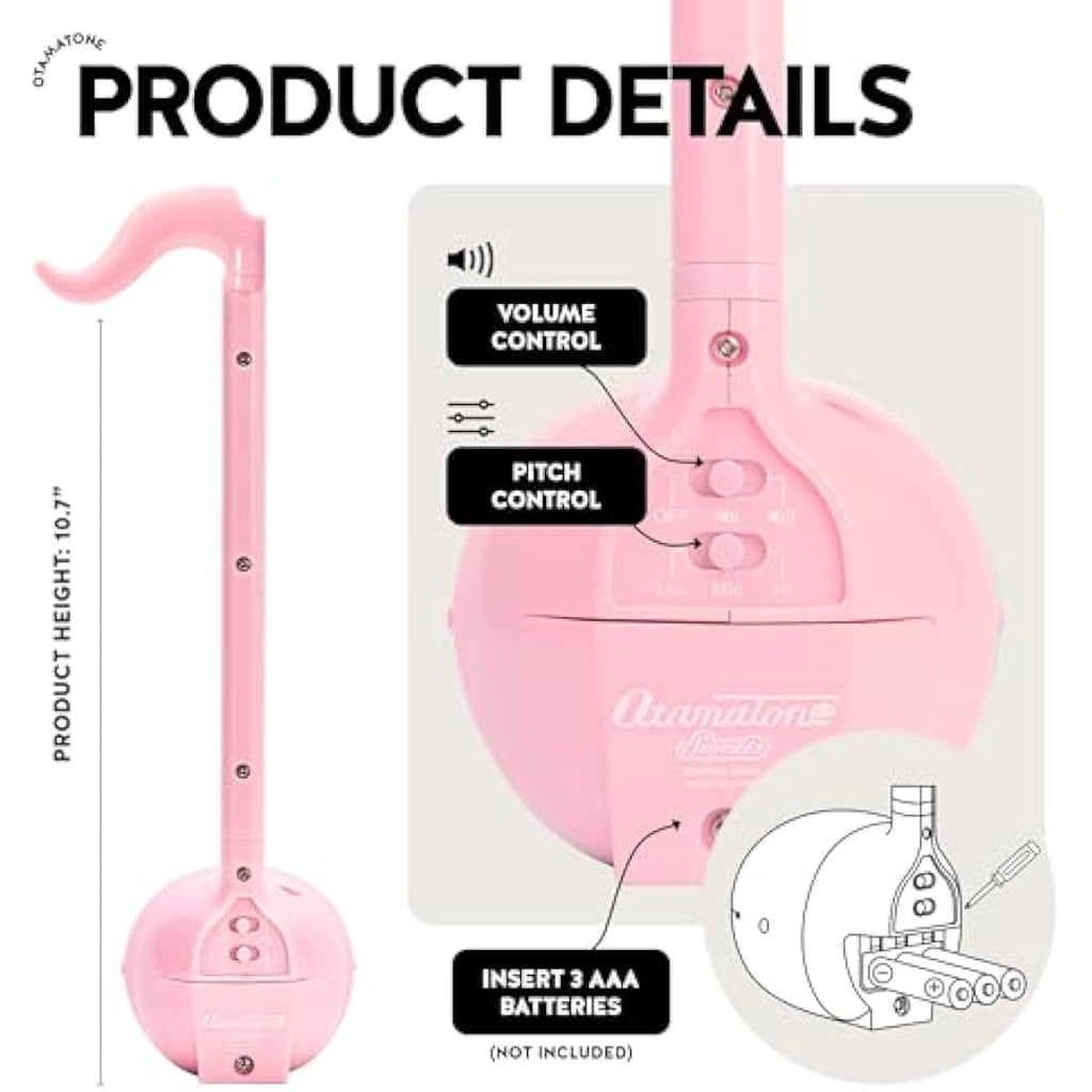 Otamatone Regular Strawberry - Japanese Electronic Musical Instrument