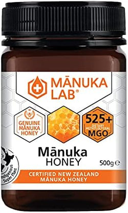 Manuka Lab MGO 525+ Manuka Honey – 500g New Zealand Raw Honey