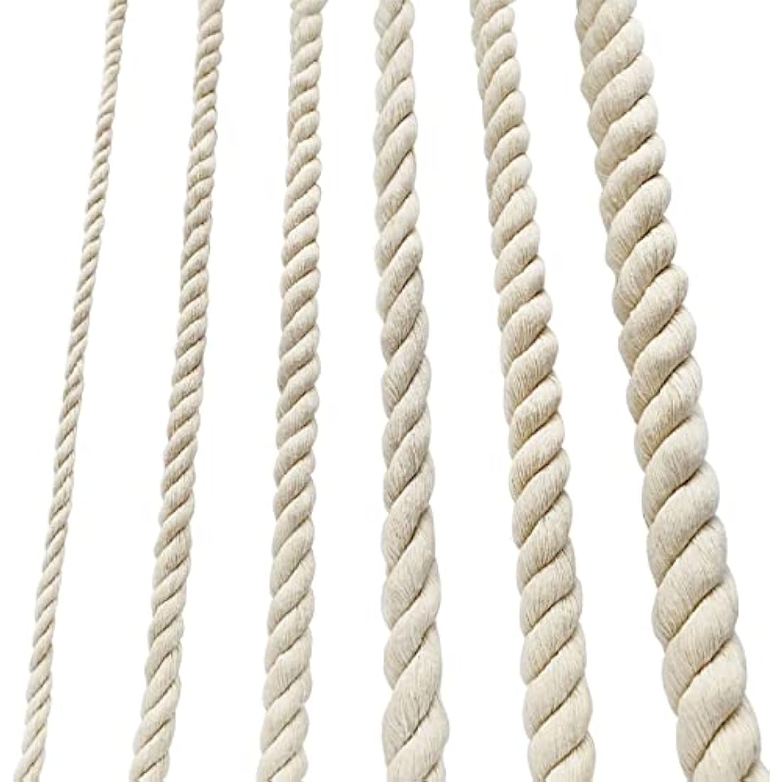 10mm White Cotton Rope – 10M Soft Macrame & Garden Cord