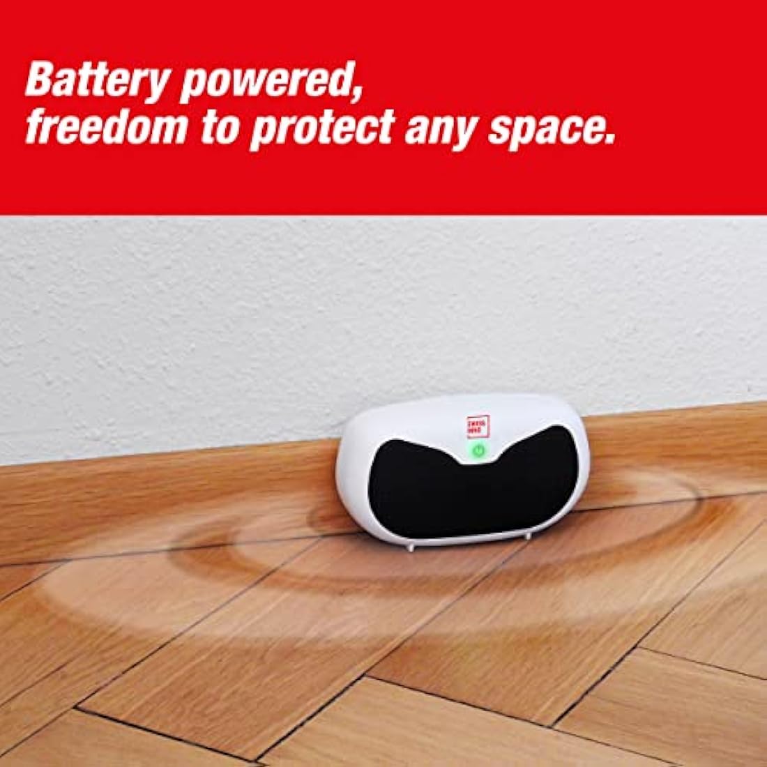 Swissinno Battery Ultrasonic Rodent Repeller - Portable Mouse Deterrent