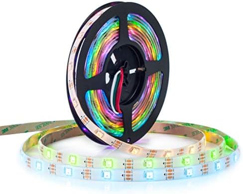 BTF-LIGHTING WS2812E RGB LED Strip – 16.4ft 150 Pixels Addressable 5V