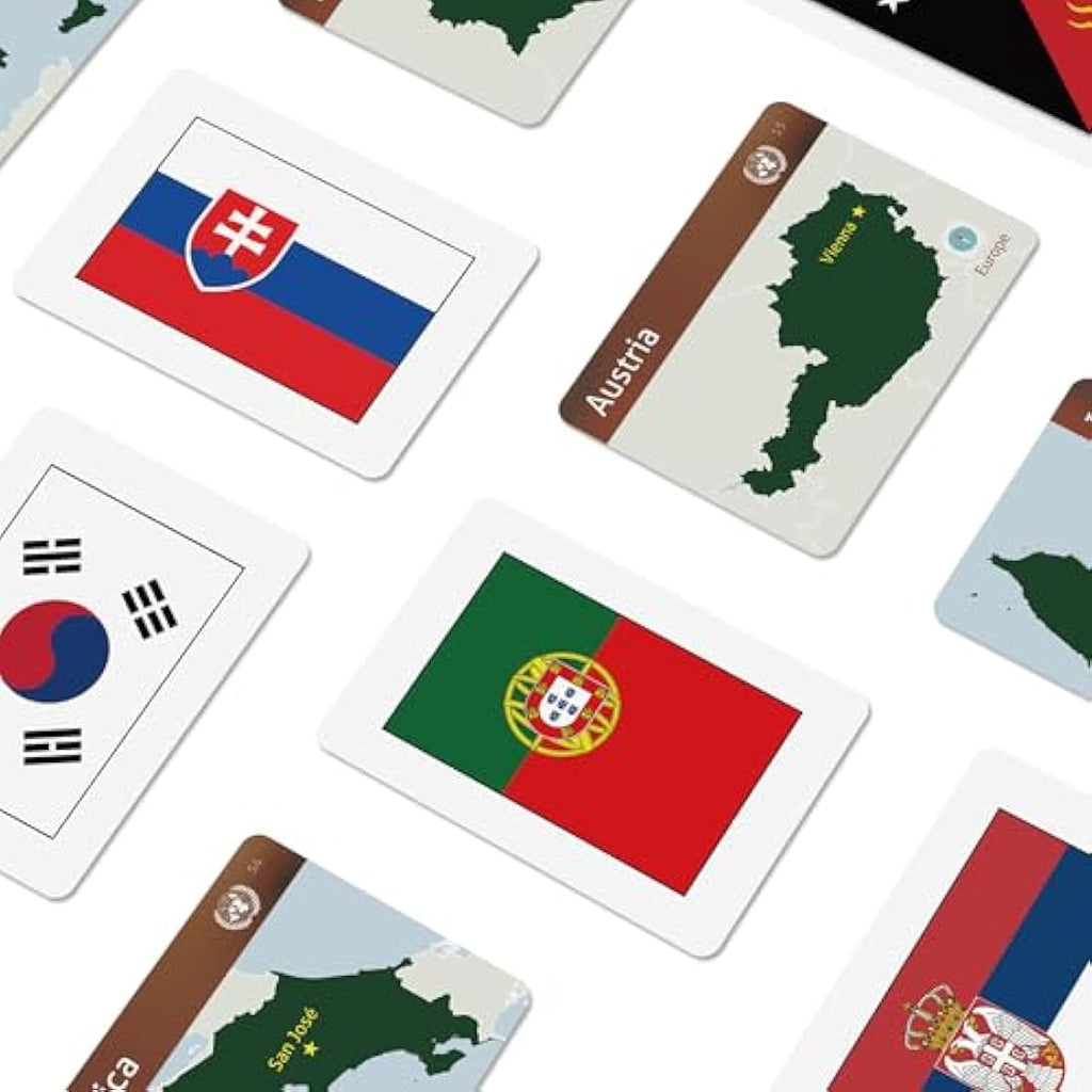 Country Flags Educational Flashcards | Geography Learning Set