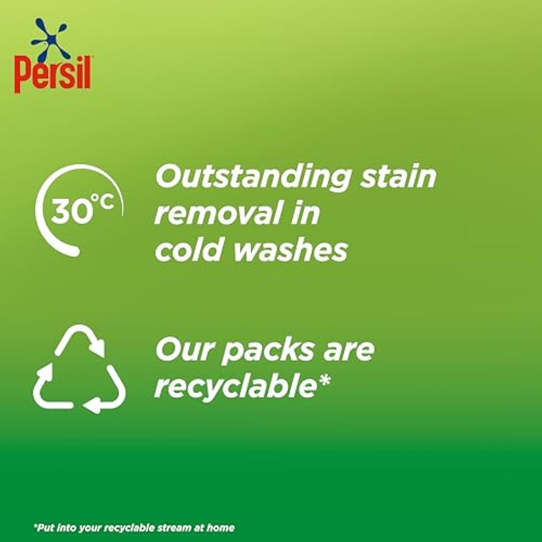 Persil Bio Washing Powder – Stain Removal Laundry Detergent 84 Washes