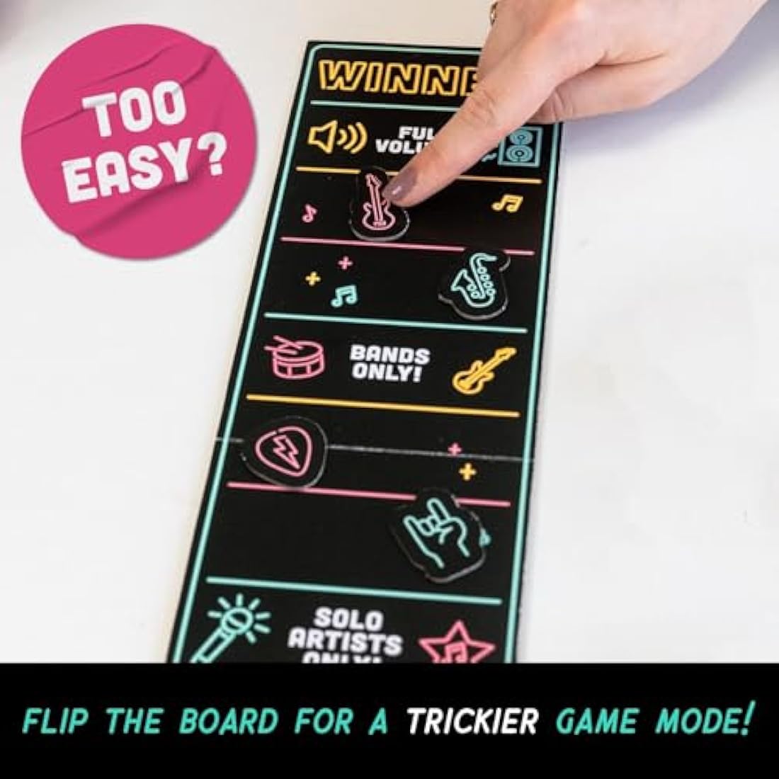 Lucky Egg Grab the Mic - Family Karaoke Board Game for 2-10 Players