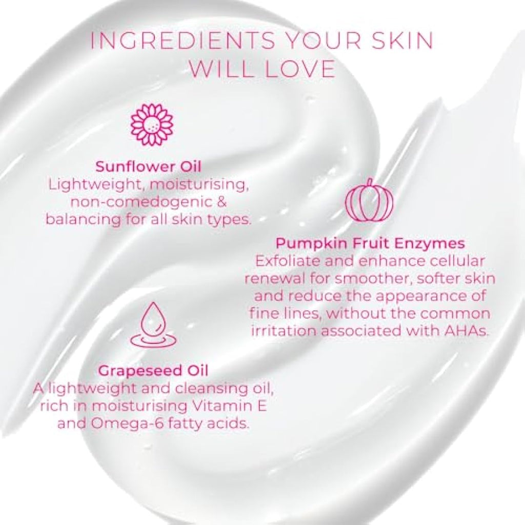 Ella & Jo Brighten & Glow Hydrating Exfoliating Cleanser with Pumpkin Enzyme