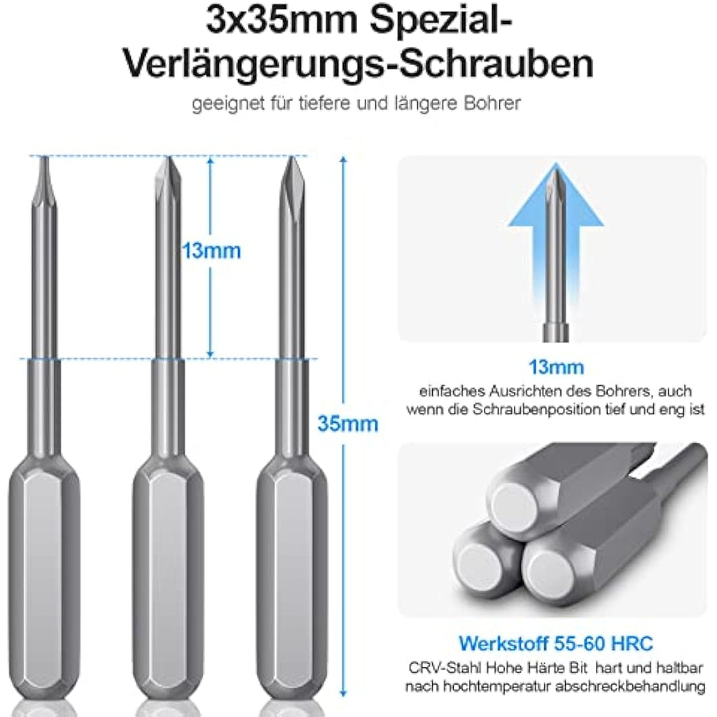 130-in-1 Precision Screwdriver Set | CR-V Steel Repair Kit