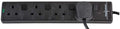 Pro Elec 10m Switched Surge Protected Extension Lead - Black Power Strip
