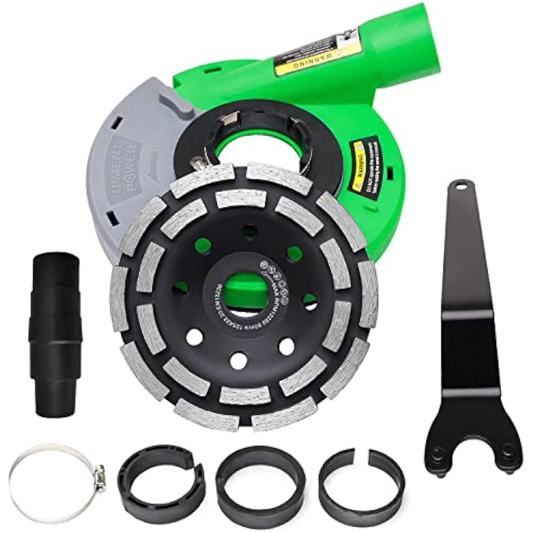 Diment Power 5" Angle Grinder Dust Shroud & Diamond Cup Wheel Kit
