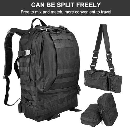 55L Military Tactical Backpack | Molle Hiking Rucksack