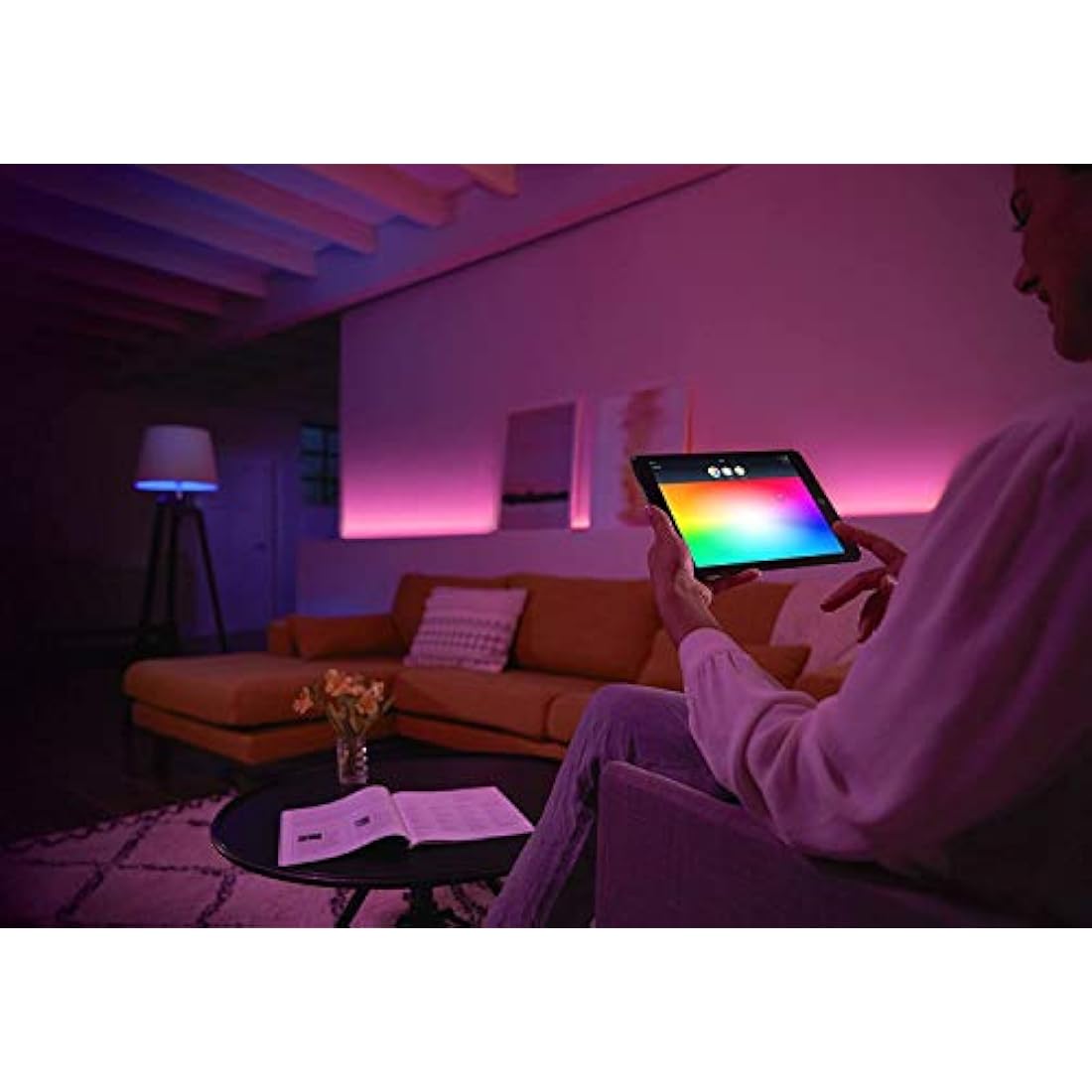 Philips Hue White and Color Ambiance E27 Smart Bulb Twin Pack | Bridge