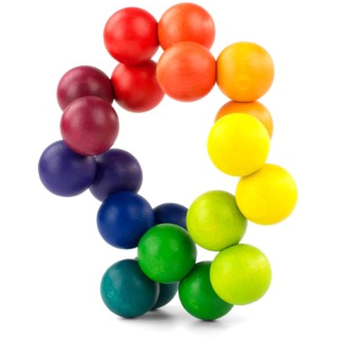 Playable ART Ball – Colorful Wooden Sensory Toy & Desk Sculpture