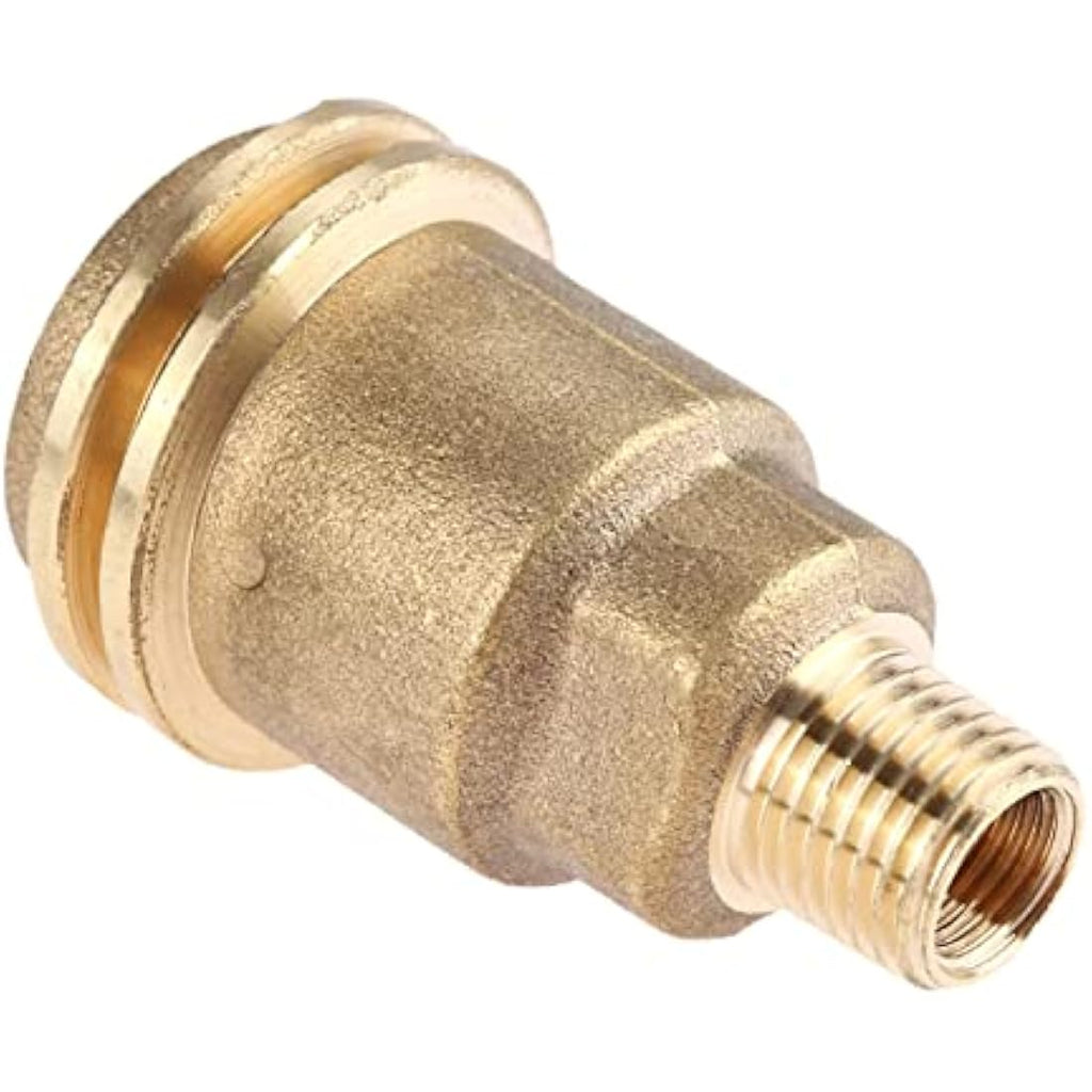 Brass QCC1 Propane Adapter – 1/4 Inch Male Pipe Thread