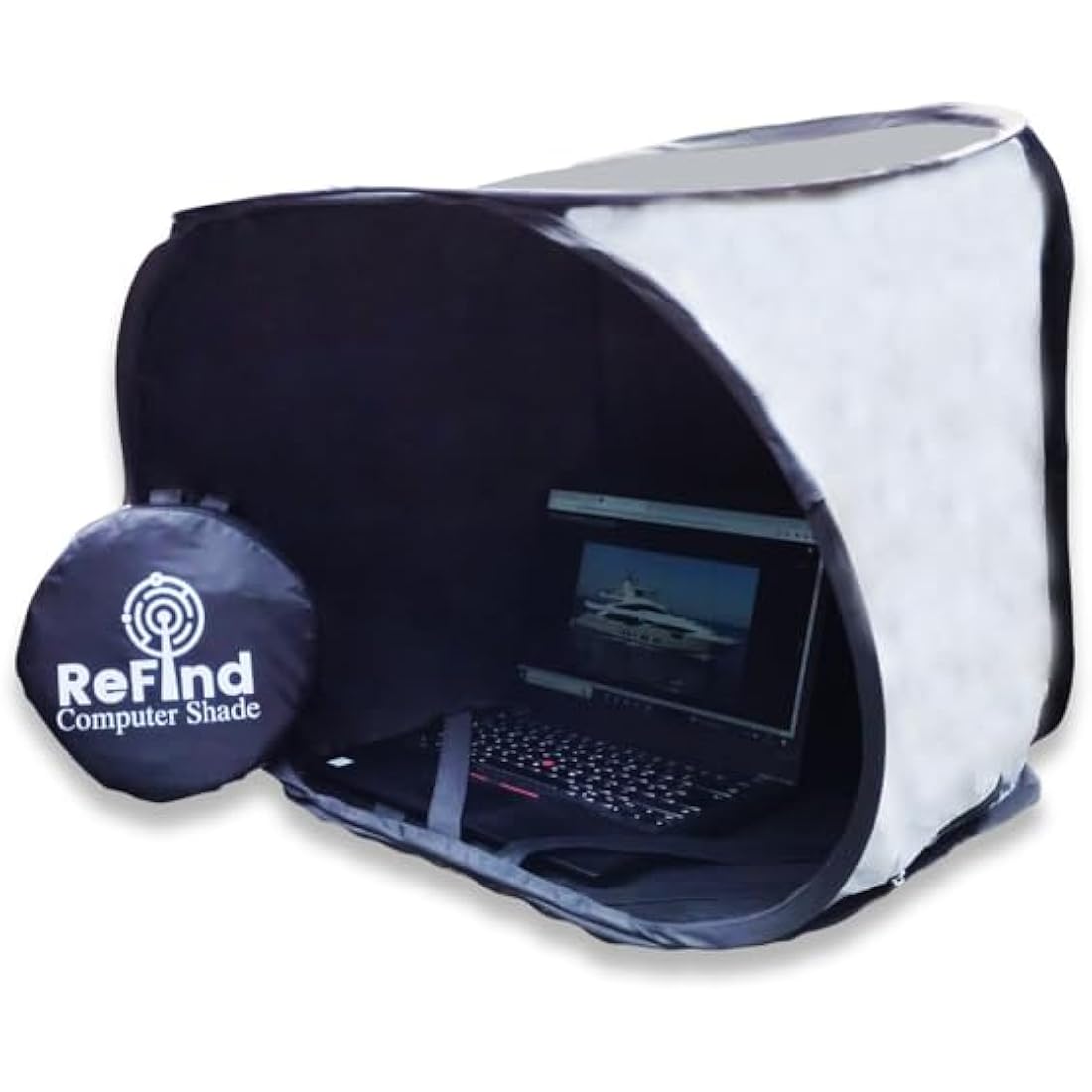 Laptop Sun Shade – Portable Anti-Glare Hood for Outdoor Use