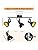 Unikcst 3-Way Retro Ceiling Spotlights | Matte Black Industrial E14 Light