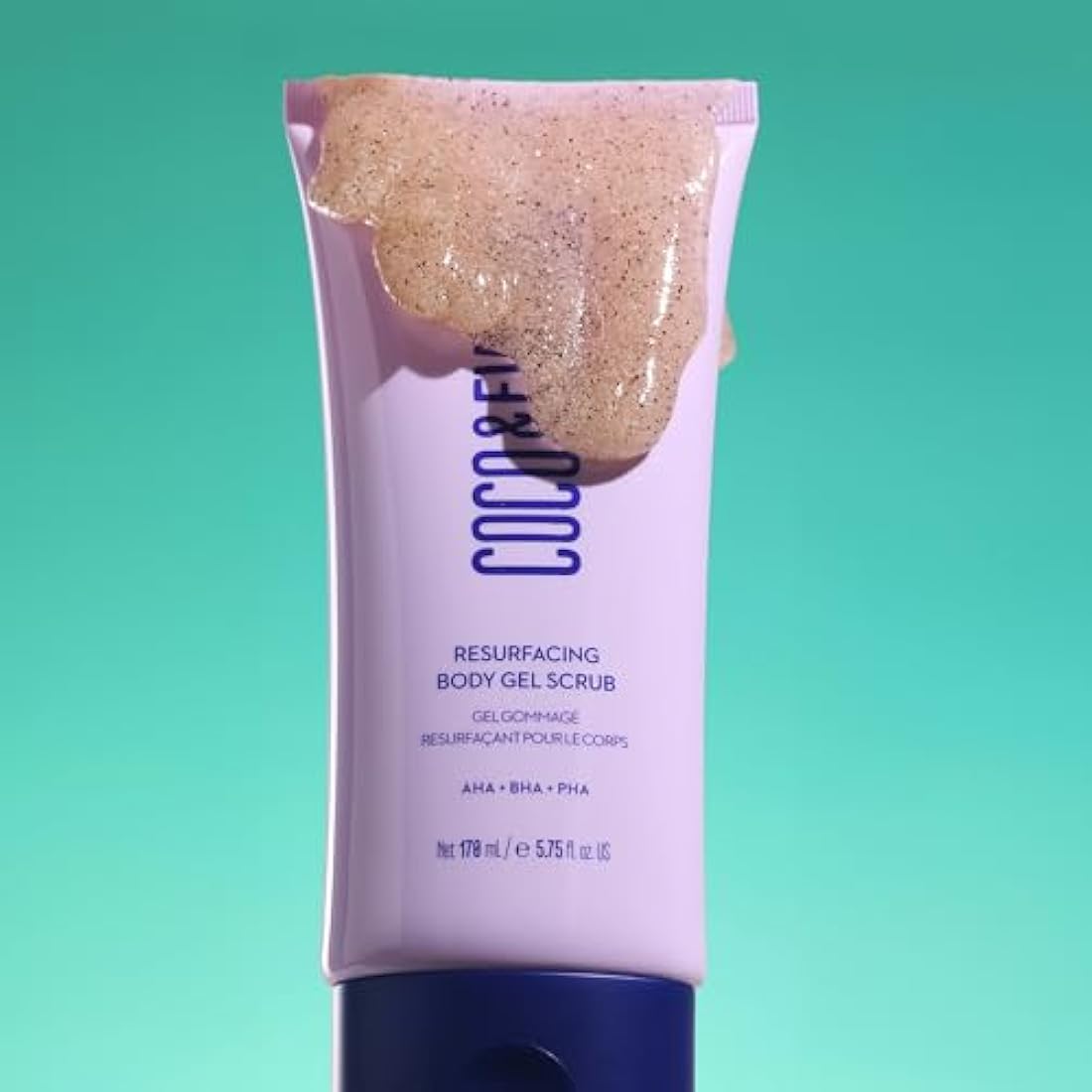 Coco & Eve Resurfacing Body Gel Scrub – AHA & BHA Exfoliator (170ml)