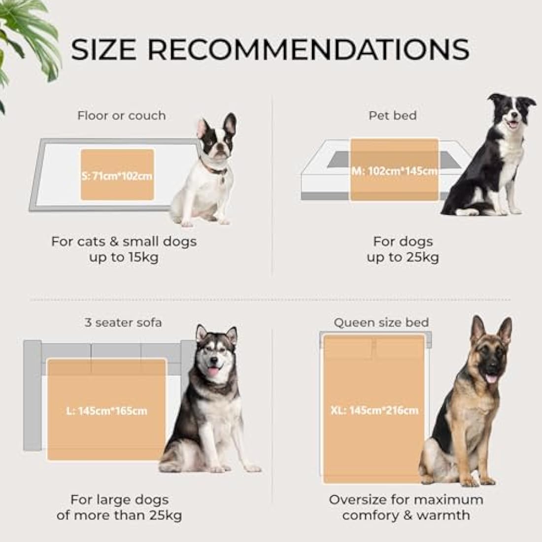 Luciphia Waterproof Dog Blanket – XL Reversible Sherpa Fleece Grey