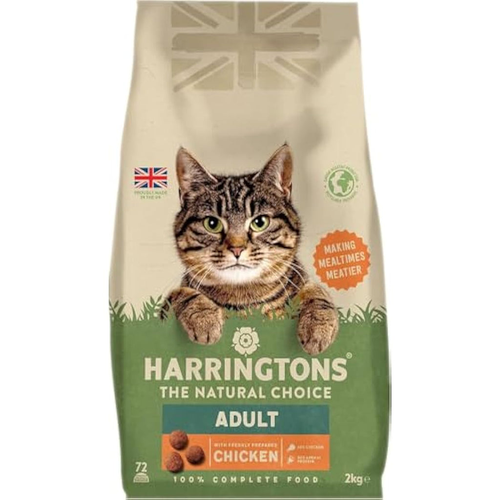 Harringtons Chicken Dry Adult Cat Food – Natural Ingredients – 4 x 2kg