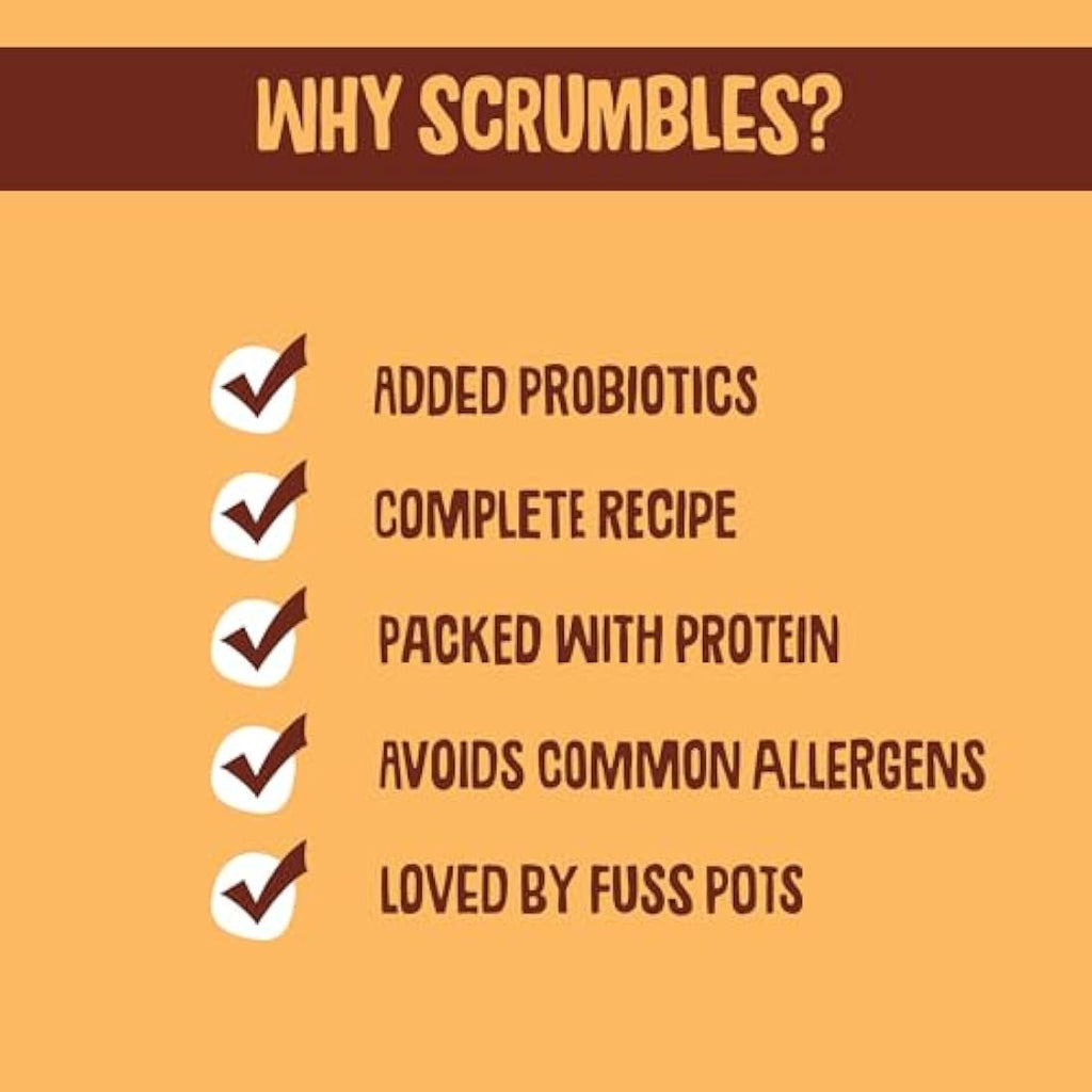 Scrumbles Fresh Chicken Dry Dog Food - Hypoallergenic & Probiotic, 2kg