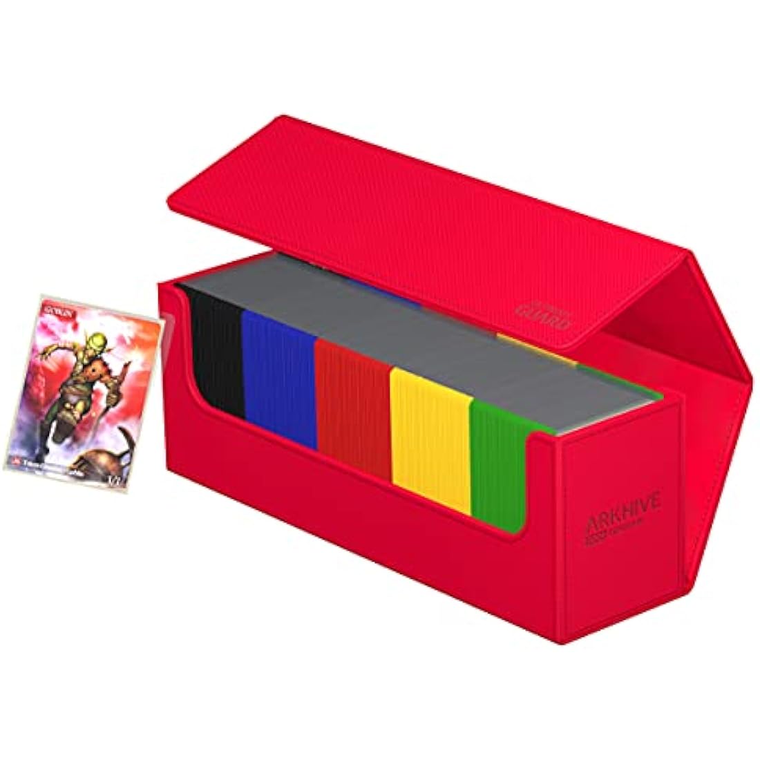 Ultimate Guard Arkhive 400+ XenoSkin Deck Box – Red TCG Storage