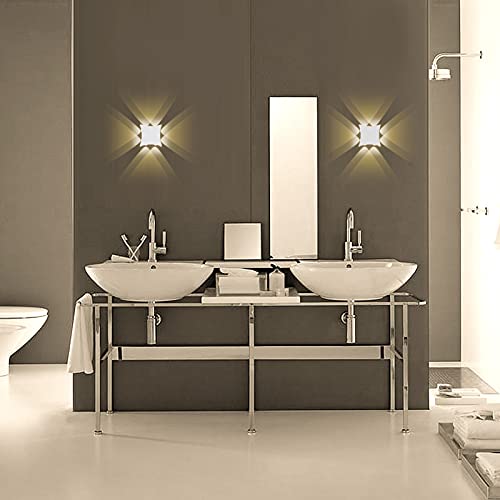 KAWELL 8W Modern LED Wall Light - IP65 Waterproof Aluminum Outdoor Sconce