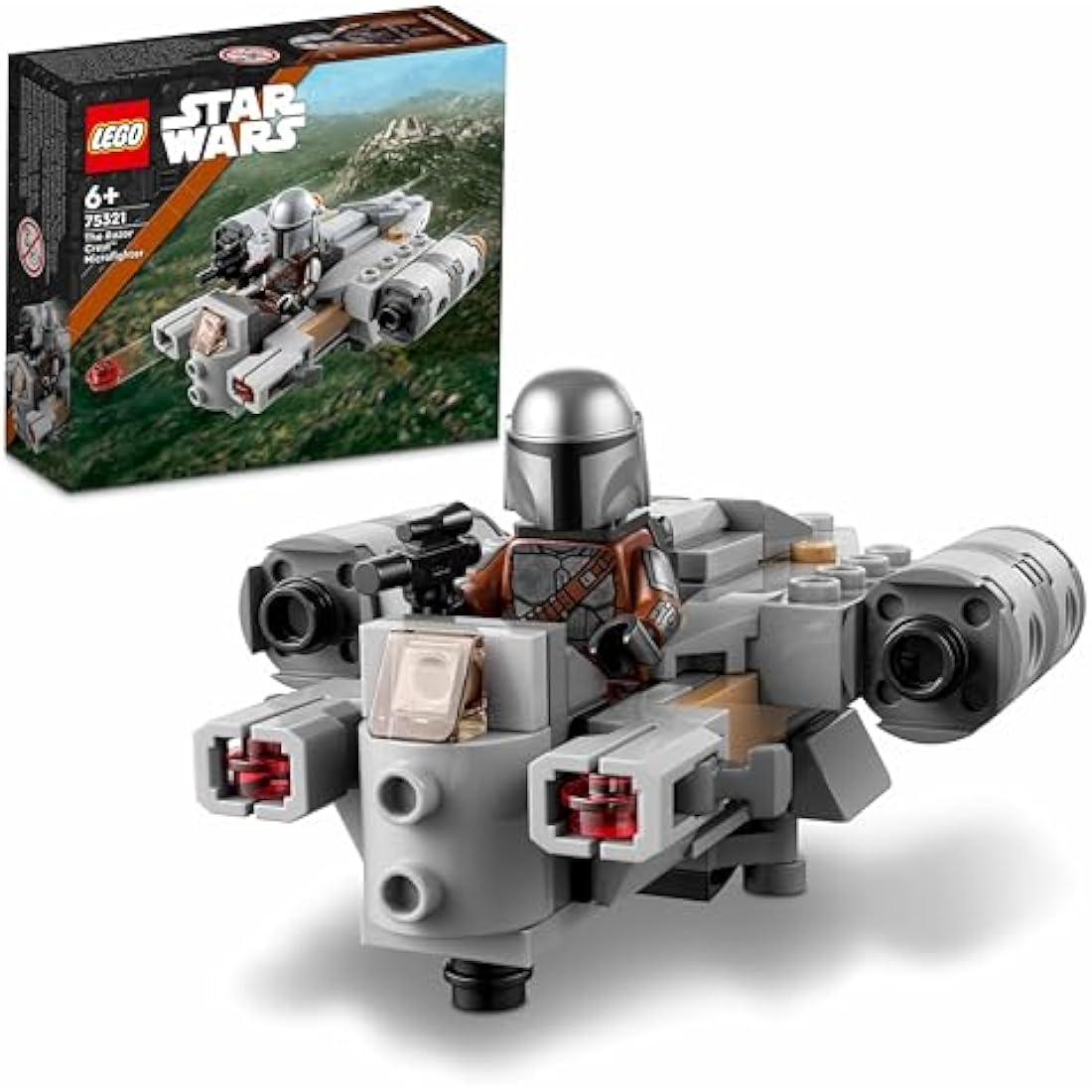 LEGO Star Wars Razor Crest Microfighter Mandalorian Building Toy 75321
