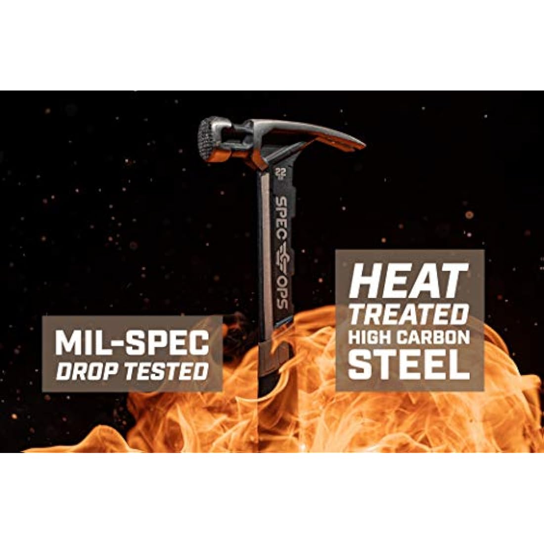 Spec Ops Framing Hammer – 22 oz Milled Face with Rip Claw & MOA Grip