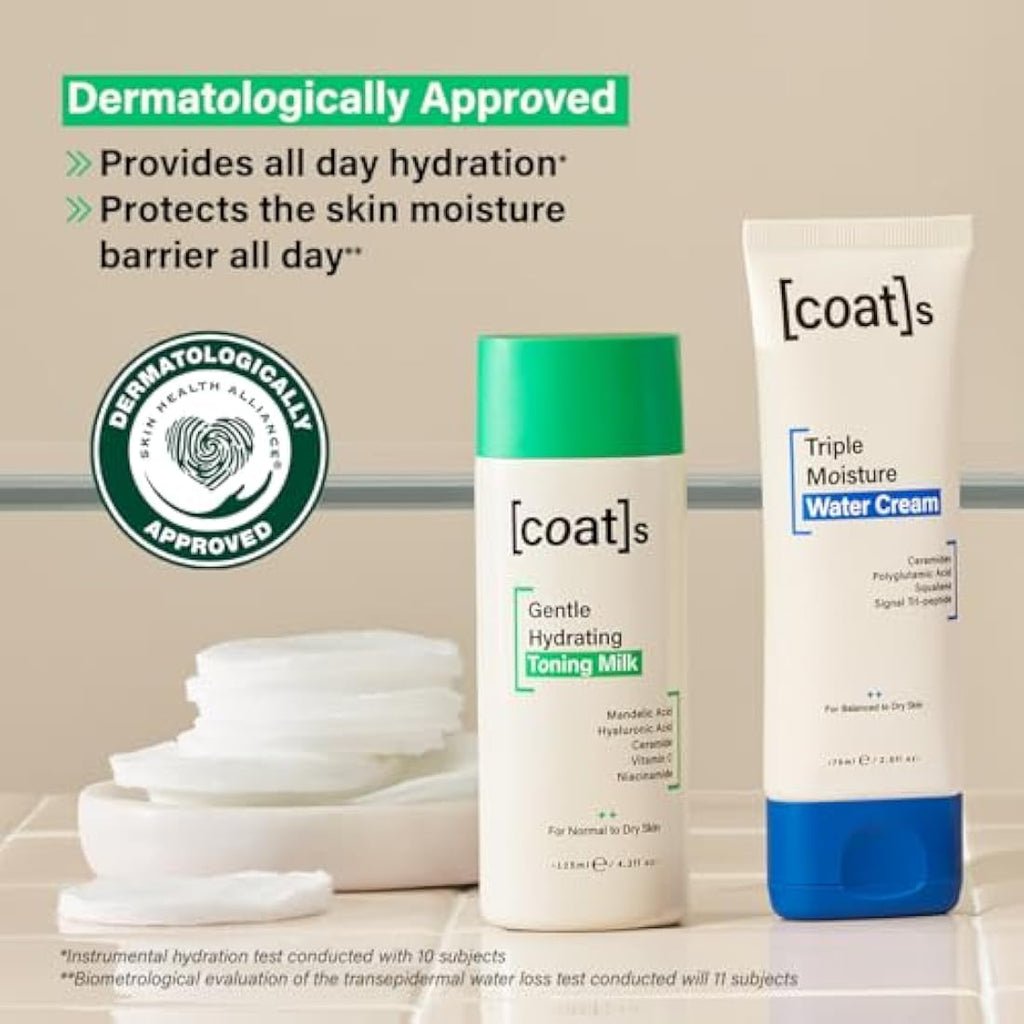 Coats Healthy Skin Heroes 2-Step Skincare Bundle - Toner & Water Cream