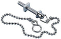E2trade Replacement Chrome 18" Sink Basin Bath Ball Plug Chain and Stay S Hook Ends - image 1