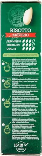 Riso Gallo Arborio Rice – Vegan Creamy Risotto Grains, 500g (12 Pack)
