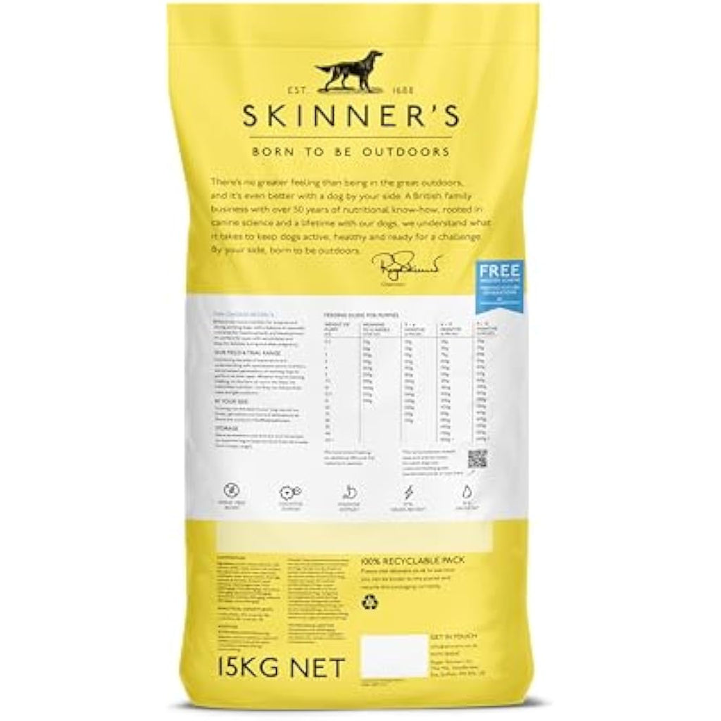Skinner’s Field & Trial Puppy Dry Food – Chicken Kibble, 15kg